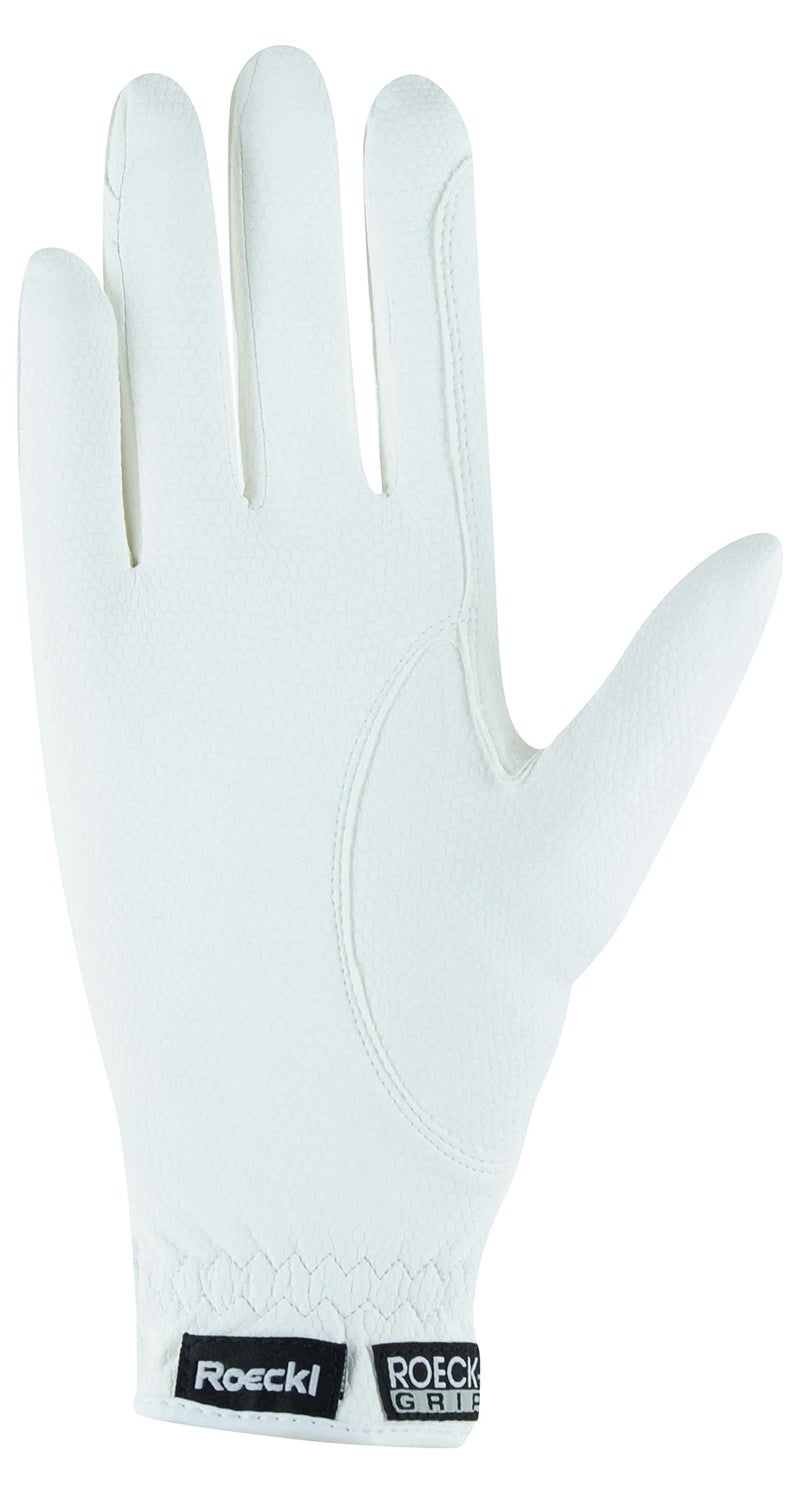 Roeckl Roeck-Grip Unisex Gloves 7.5 White - Image 2